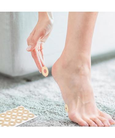 Beavorty 45Pcs Callus Cushions Self Adhesive Callus Cushions Round Foam Padding Oval Shaped Cushion Corn Pads Toe and Foot Protectors for Men Women 1.60X1.60X0.30CM - Buy Online on GoSupps.com