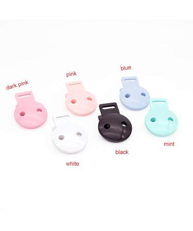 18pcs Round Plastic Pacifier Clip Clasps for DIY Soother Holder - Baby Accessories - Buy Online on GoSupps.com