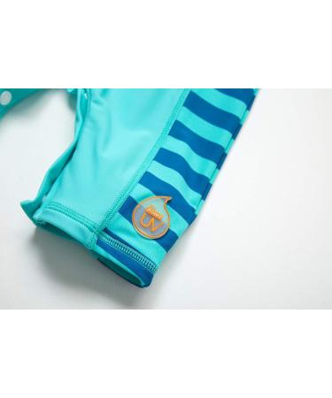 BONVERANO Baby Boys Dinosaur Swimsuit | Long Sleeve UPF 50+ Toddler Bathing Suit | 12-18 Months - Buy Online on GoSupps.com