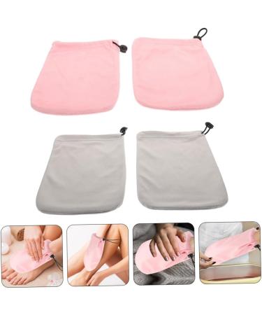minkissy 2 Pairs Wax Thermal Insulation Gloves Moisturizing Gloves Socks Paraffin Wax Booties Cracked Heel Socks Wax Gloves Paraffin Bath Mitt Spa Plush Moisturizing Socks Work Hand - Buy Online on GoSupps.com