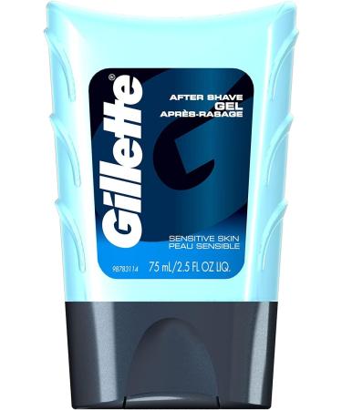 Gillette After Shave Gel Sensitive Skin - 2.5 oz Pack of 5 - Buy Online on GoSupps.com