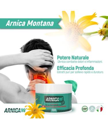 Flicka Arnica 99 100% Naturel Arnica Montana Gel 500 ml 500 ml (Lot de 1) - Buy Online on GoSupps.com