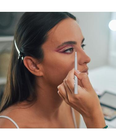 Double Tip Lower Eyelash Pencil Eye Pencil Quick Drying Liquid Liner Long Lasting 24 Hour Waterproof Eyeliner Black For Beginner Dtt Brown - Buy Online on GoSupps.com