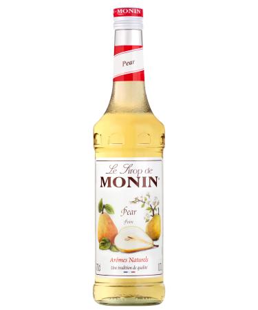 MONIN Pear Syrup for Cocktail, Lemonade and Still Water - Natural Flavors - 70cl