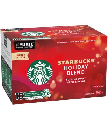 Starbucks Coffee Variety Pack Single Serve Keurig K-cup Pods 6 Boxes 60 Capsules & Holiday Blend Medium Roast Coffee 10 Count - Buy Online on GoSupps.com