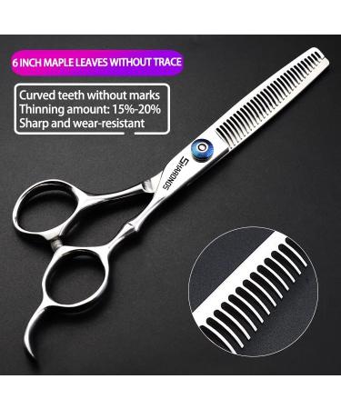 SHARONDS 440C Hair Cutting Scissors Set - 6 Inch & 7 Inch Thinning Scissors Professional 3-Piece Kit - Ideal for Hairdressers & Home Use - Buy Online on GoSupps.com