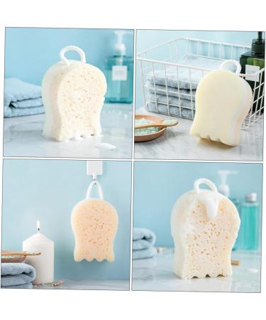 Beavorty 6 Pcs Exfoliating Bath Sponge Set - Comfortable Rubbing Balls Facial & Body Loofah - Ideal for Skin Care - White Polyester - Buy Online on GoSupps.com