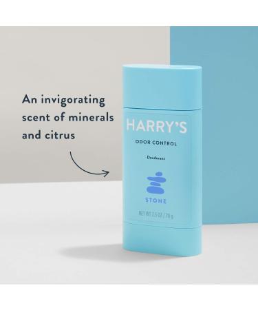 Harry's Men's Deodorant Odor Control Aluminum-Free Stone 6 Count Odor Control Stone - Buy Online on GoSupps.com