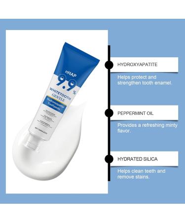 Oral Cleansing Mousse Toothpaste - Gentle Stain/Tartar Removal Long-Lasting Fresh Breath Helps Reduce Smoking Urge(1PCS) 1 Fl Oz (Pack of 1) - Buy Online on GoSupps.com