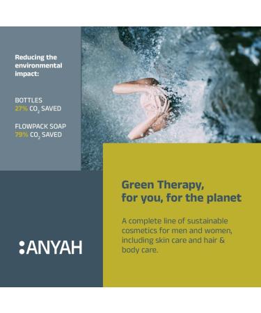  Anyah ANYAH Shower Shampoo 480ml - Gentle 2-in-1 cleanser with white nettle extract moisturizes dry skin strengthens hair vegan formula Nordic Ecolabel certified - No - Buy Online on GoSupps.com