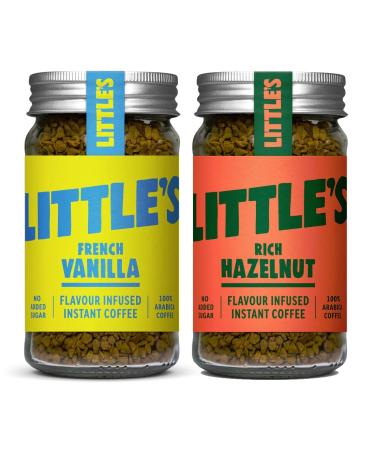 Little s Flavoured Coffee 2 Jars ( French Vanilla & Rich Hazelnut)