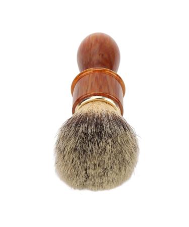 Beard Shaving Brush - Ergonomic Resin Handle & Soft Bristles | Portable Facial Care Tool for Home Salon - Buy Online on GoSupps.com