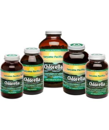 Green Nutritionals Yaeyama Pacifica Chlorella 120g Powder - Vegan & Vegetarian Superfood - Buy Online on GoSupps.com