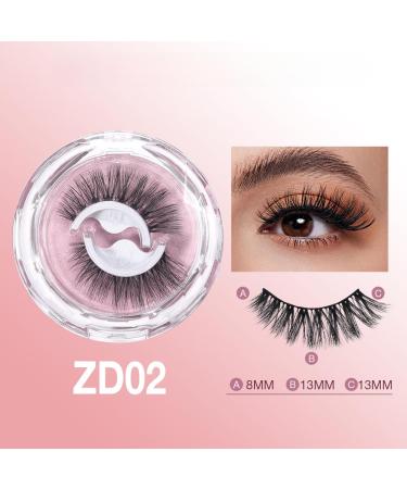 Self Adhesive Eyelashes - No Glue Needed Reusable & Natural Look 34 Types for Easy Makeup Application - Buy Online on GoSupps.com