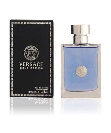 New Item VERSACE VERSACE SIGNATURE HOMME EDT SPRAY 3.3 OZ VERSACE SIGNATURE HOMME/VERSACE EDT SPRAY (BLUE/SILVER) 3.3 OZ (M) DARK BLUE BOX W/SILVER SEAL