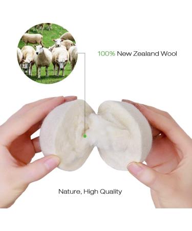Raffaelo Wool Dryer Balls XL - Set of 6PCS White | Premium Reusable Natural Fabric Softener & Pet Hair Remover - Buy Online on GoSupps.com