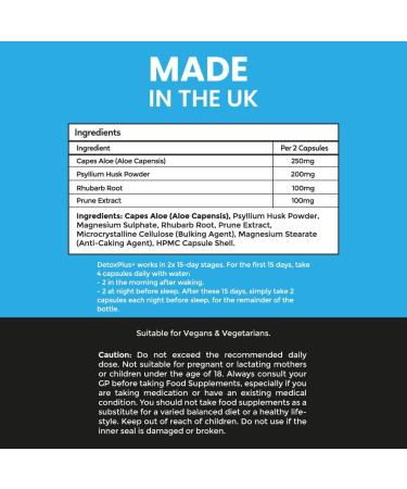 Detox Plus Complete Cleansing System 90 Count - Effective Detoxification Supplement - Buy Online on GoSupps.com