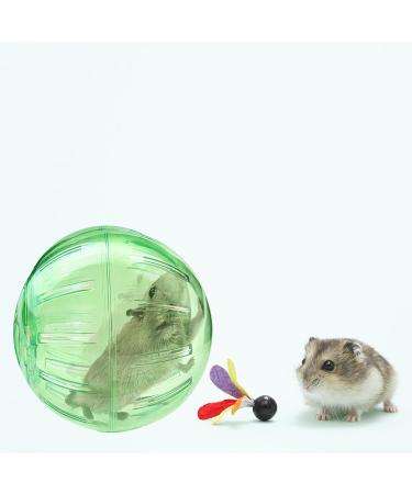 Totority Hamster Exercise Ball 3.9 Inch Transparent Hamster Ball Running Hamster Wheel for Dwarf Hamsters - Buy Online on GoSupps.com