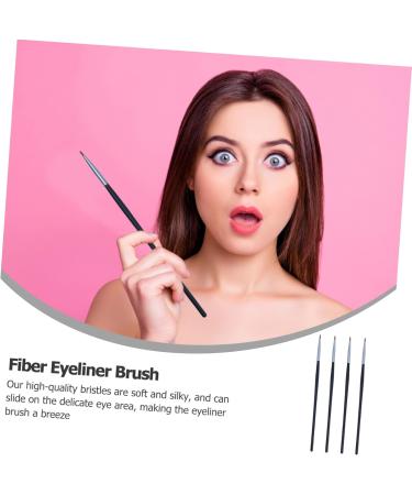 Beavorty Cosmetic Eye Wand 4pcs Cosmetic Brush Soft Precise Professional Beauty Eye Tool Makeup Eyeliner Wand Thin Eyeliner Brush - Buy Online on GoSupps.com