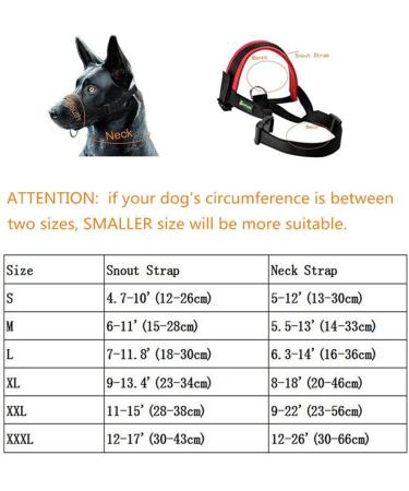 ILEPARK XXL Red Nylon Dog Muzzle - Adjustable Loop to Prevent Biting Barking & Chewing | International Shipping - Buy Online on GoSupps.com