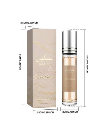 Eau de Toilette for Women Caramel Roller Ball Perfume Natural Fresh Eau de Toilette Portable Long Lasting Scent 1.7 oz - Buy Online on GoSupps.com