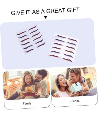 Angoily 36 Pairs Glitter Eyeliner Eyeshadow Double Eyelid Tape Eye Skin Sticker Moment Woman Stickers - Buy Online on GoSupps.com