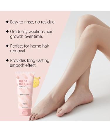 Cr me d pilatoire Bare Basics sans rasage pour femmes la peau sensible rapide et douce hydrate et nourrit la peau la laissant lisse et douce convient au corps et au visage (1pcs) - Buy Online on GoSupps.com