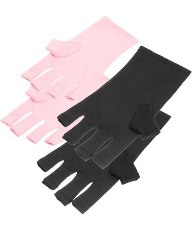 FOMIYES 10 Pairs Nail Gloves Protective Gloves Hand Gloves for Protection Uv Manicure Gloves Uv Protection Gloves Pink Gloves Uv Gloves Protector Polyester Miss - Buy Online on GoSupps.com