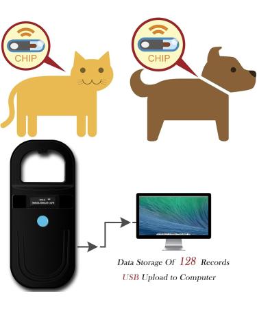 Smoostart Pet Microchip Scanner | ISO11784/FDX-B Reader for Dogs & Cats | Save 128 Data - Smoo01 Black - Buy Online on GoSupps.com