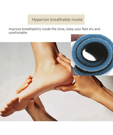 LEEWE Summer Diabetic Wide Fit Fish Mouth Shoes Black 37 - Lightweight & Flexible Casual Shoes for Deformed Feet - Buy Online on GoSupps.com