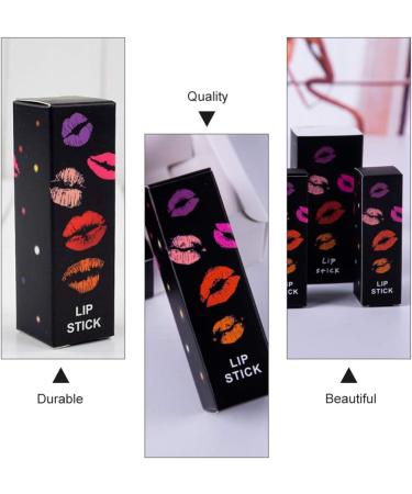 Buy Minkissy 50pcs Paper Lipstick Tubes - Empty Lip Gloss Boxes & DIY Lipstick Holders in Assorted Colors - Buy Online on GoSupps.com