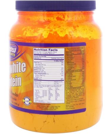 Buy NOW FOODS Egg White Protein Powder 544 GR - High-Quality Protein Supplement for Muscle Growth & Recovery - International Shipping Available - Buy Online on GoSupps.com