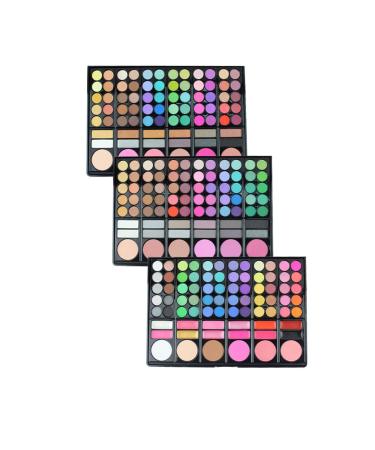 FantasyDay Profi Eyeshadow Palette - 78 Highly Pigmented Colors | Complete Makeup Set with Lipstick Concealer & Rouge | Best Natural & Warm Shades for Stunning Looks - Buy Online on GoSupps.com