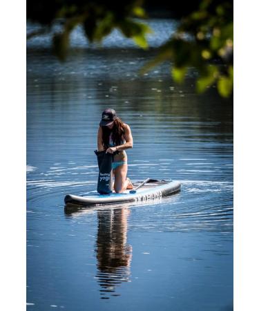 Waterproof Floating Yogi Roll Top Dry Bag by Aspire - 10L Blue | Ideal for SUP Yoga, Kayaking, Swimming & Water Sports - Buy Online on GoSupps.com