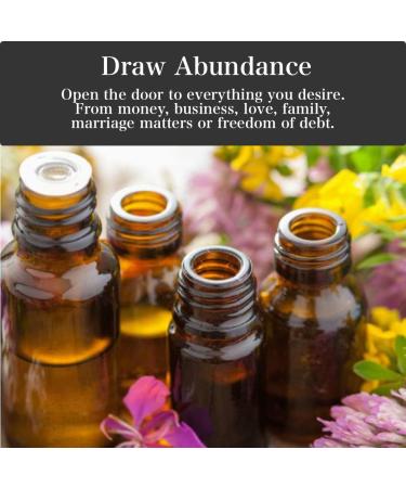 Abundance Intention Ritual Oil - 100% Natural 4 oz | Success Prosperity Love & Good Fortune | Wiccan Pagan Manifestation - Buy Online on GoSupps.com