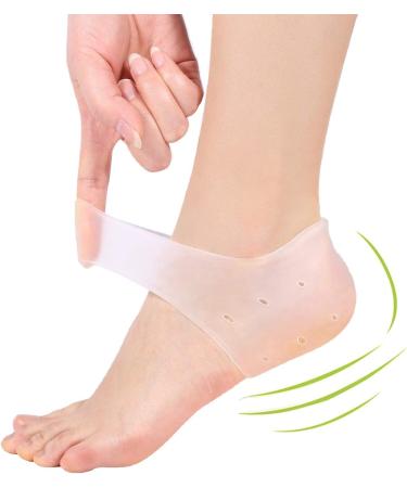 Silicone Moisturizing Gel Socks | Skin Softening Foot Care | Pain Relief for Dry Cracked Skin - 2PCs - Buy Online on GoSupps.com