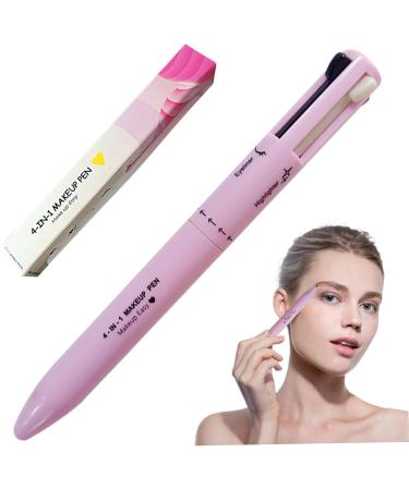 4 in 1 Makeup Pen Multifunctional Makeup Pencil from Eyeliner Lip Liner Brow Pencil and Highlighter Makeup Pencil for Travel Style 3 - Buy Online on GoSupps.com