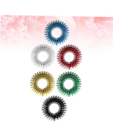 Buy Beaupretty 12-Count Finger Massage Toys - Stress Relief Rings for Kids | International Shipping Available - Buy Online on GoSupps.com