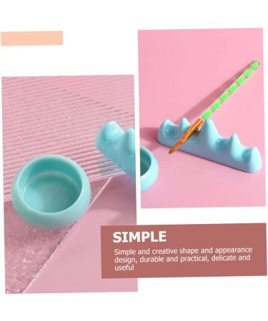Beatifufu 1 Set Nail Art Brush Cup Bask Manicure Bowl Candle Holder Make up Holder Manicure Pen Holder Dip Nail Remover Gel Acetona Nail Brush Wash Holder Plastic Washing Rack Washing Cups - Buy Online on GoSupps.com