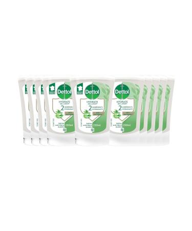 Dettol - 250ml Refills No Touch Soap Refill Aloe Vera & Bamboo (Pack of 10)