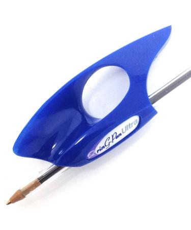 Ring-pen Ultra Grip Support for Writing and Art Tools (Medium Blue, Royal Blue)