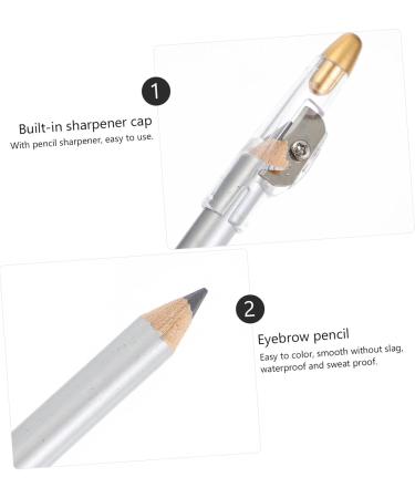 DOITOOL Grey Eyeliner 24 pcs Girls Makeup Tool Brighten Strokes Sharpener with Pencil Pen Eyebrow Pencils -in- Women 1 count (Pack of 1) As Shownx3pcs - Buy Online on GoSupps.com