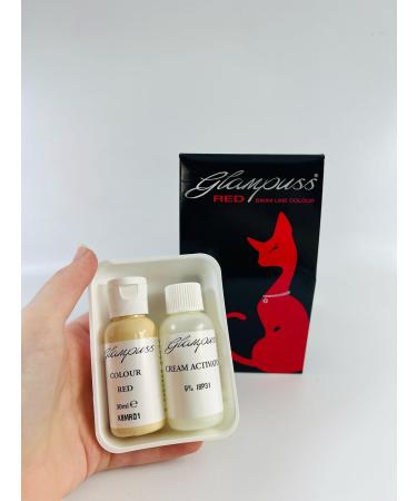 MiniKINI GlamPuss - Organic Pubic Hair Dye - HOT RED - Buy Online on GoSupps.com