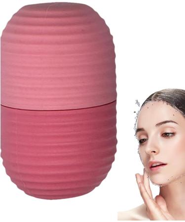 Ice Face Roller Facial Mask Facial Ice Roller Face Tightening Anti-Ageing Wrinkles Firming Dark Rings Reduce Muscle Soreness Silicone Reusable Facial Ice Face Roller Pink - Buy Online on GoSupps.com