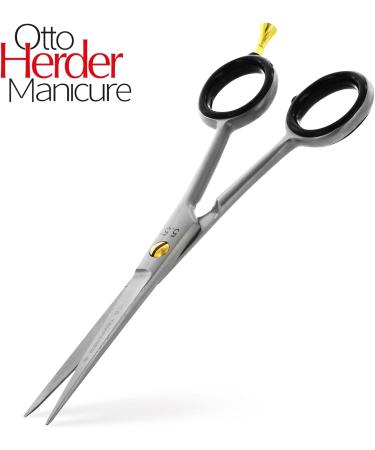 Otto Herder 5.5 Extra Sharp Hairdressing Scissors - Precision Hair Cutting with One-Sided Microcover & Golden Screw - Buy Online on GoSupps.com