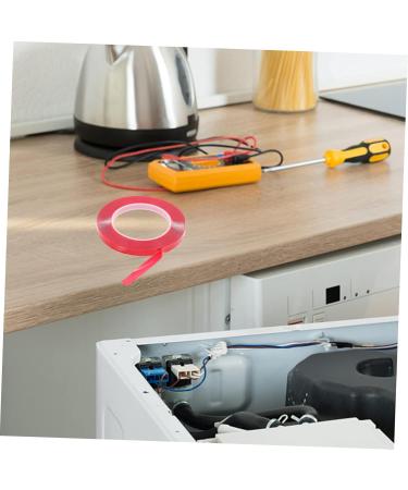 Ciieeo 2 Rolls Transparent Double-sided Tape Nail Display Board Tape Transparent Nail Tape Adhesive Nail Display Tape Double-sided Nail Tapes No Substrate Acrylic Double Sided Display Bar - Buy Online on GoSupps.com