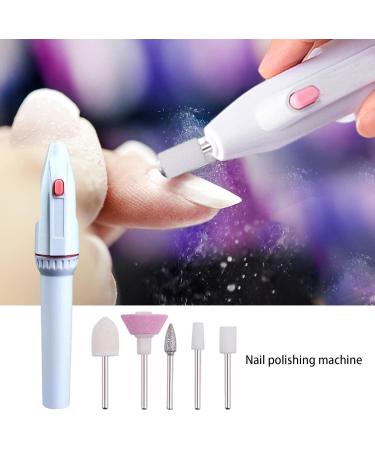 Cordless Nail Drills - Portable Cordless Nail File Set | Rechargeable -use Professional Pen Shape Nail Care System for Fast Remove Acrylic Gel Nails Buffing and Grooming Foccar Bs-2067b/Pen Grinder/Cloth Bag - Buy Online on GoSupps.com