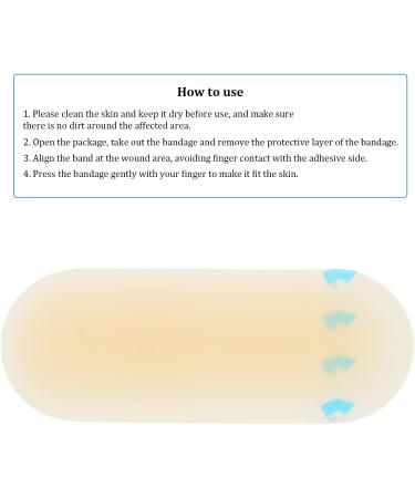 Blister Cushions & Bandages - Hydrocolloid Gel Pads for Foot Toe & Heel Blister Healing (25x65mm - Buy Online on GoSupps.com