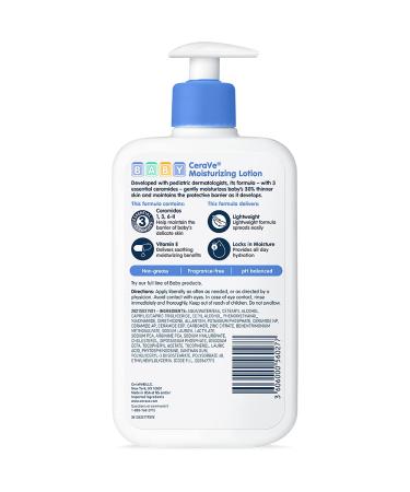 CeraVe Baby Lotion | Gentle Care with Ceramides, Niacinamide & Vitamin E | Fragrance-Free | 16 Ounce - 1 Count - Buy Online on GoSupps.com