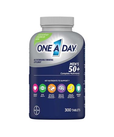 One A Day Men's 50 Plus Advantage Multi-Vitamins Tablet SPECIALPack of 300 Count